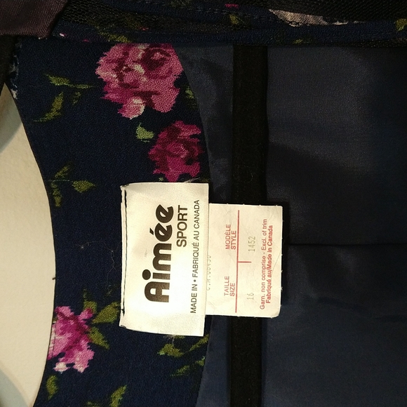 Navy and purple mesh vest - Picture 2 of 4